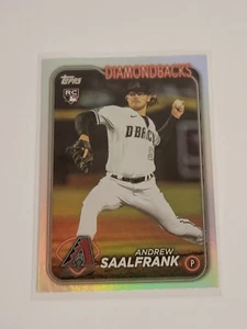 2024 Topps Serie 2 Rainbow Foil Andrew Saalfrank Rc #406 - Foto 1 di 2