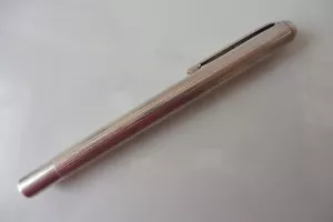 noble thermomètre ancien (thermomètre fièvre), argent 925 - Photo 1 sur 6