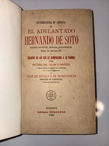 El adelantado Hernando de Soto. Breves noticias 1929 - Bild 1 von 4