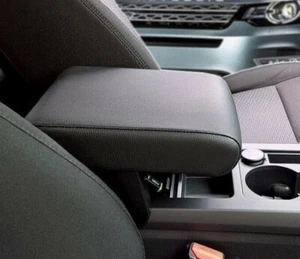 Reposabrazos central DISEÑO para DISCOVERY SPORT cuero ecológico negro consola central EXCELENTE @ - Imagen 1 de 5