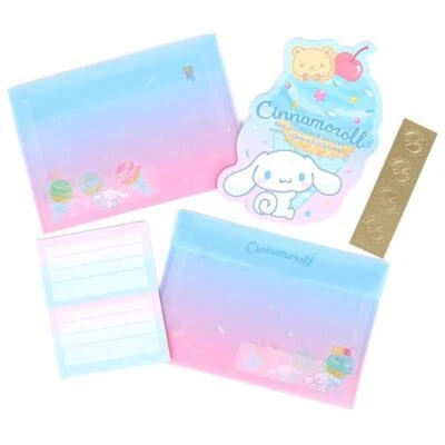 Cinnamoroll Letter Set Sanrio 冰淇淋派对系列 (1 套) — 第 1/3 张图片