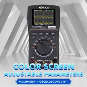 ET828 2 in 1 Intelligent Graphical Digital Oscilloscope Multimeter 1MHz 2.5MSPS - Picture 1 of 6