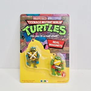 Vintage HOPE Teenage Mutant Ninja Turtles Refrigerator Magnets 1988 Unpunched - Picture 1 of 9
