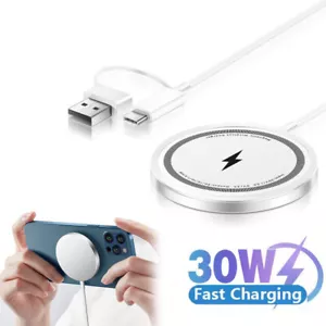 Magsafe Charger For iPhone 16 15 14 13 12 Pro Max Magnetic Fast Wireless Charger - Picture 1 of 18