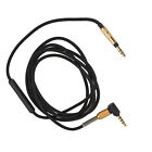 Replacement 3.5mm Sound Cable Oxygen Free Copper Nylon Braiding For WH