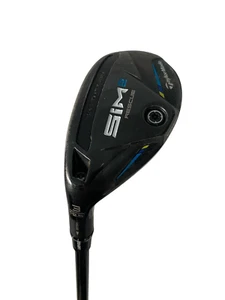 LEFT HANDED TaylorMade SIM2 #3 Rescue, Grph HZRDUS Smoke RDX X-Stiff Flex - Picture 1 of 3
