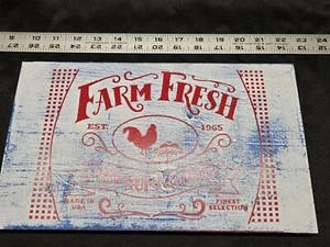 Bauernhof Frisch Schild - Bild 1 von 2