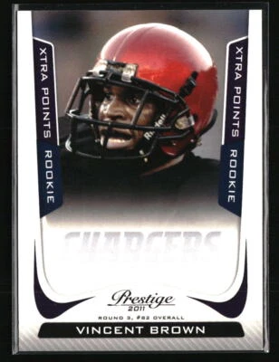 Vincent Brown 2011 Panini Prestige #299  Football Card - Image 1 of 2