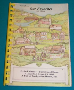 Oxford Manor The Steward Home Cookbook 1983 Oxford PA Pennsylvania - Picture 1 of 4