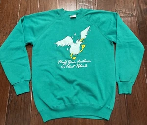 Vintage 1980s Hanes Point Robins WA-Sweatshirt Crewneck Sz Medium - Bild 1 von 9