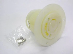 1 Hubbell 2316 Twist-Lock Flanged Receptacle 2P3W 20A - Picture 1 of 1