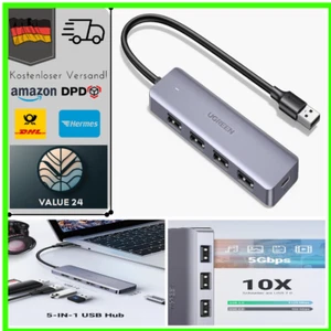 USB-Hub mit 4*USB 3.0 und USB-C-Port - Bild 1 von 8