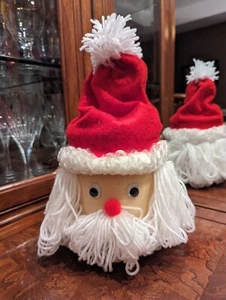 Cute & Colorful 12" Tall & 8" Wide Hand Crafted Santa Claus Table Decoration - Picture 1 of 5
