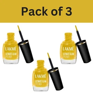 Lakme Ultimate Glam Semi-Matte Cream Eye Liner Semi Matte Golden 9ml - Picture 1 of 7