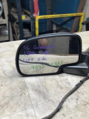 2003-2007 CHEVY SILVERADO 1500 *BLACK* POWERED LEFT DRIVER DOOR MIRROR - Imagem 1 de 4