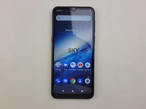SKY Devices Elite B65 - 64GB - Blue (GSM Unlocked) Dual SIM - CRACKED - H1075 - Picture 1 of 7