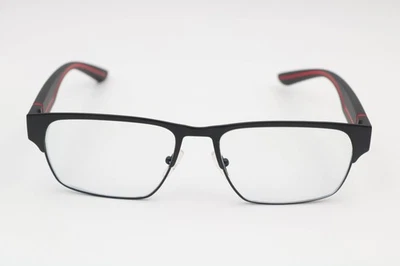 Monturas rectangulares negras Armani Exchange AX 1059 6000 56-17-145 Foto 1 de 4