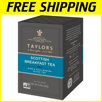 Saquinhos de chá escoceses para café da manhã 50 quilates x 6 - Imagem 1 de 4