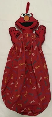 Contenedor de almacenamiento de pañales colgantes vintage Elmo carrito bebé guardería calle Sésamo Foto 1 de 4