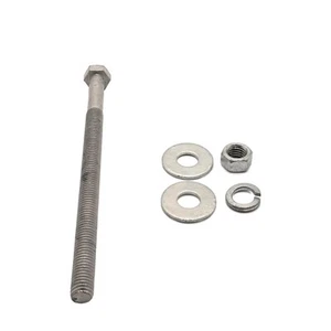 5/8"-11 x 10" feuerverzinkter Sechskantschraubensatz (25 Sätze) - 6" Gewinde - Bild 1 von 5