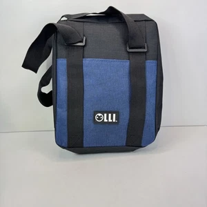 Olli isolierte faltbare Mittagessen Kühltasche marineblau 11,5”x9”x6” EUC - Bild 1 von 9
