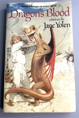Pit Dragon Chronicles: Dragon's Blood - Jane Yolen 1985 Vintage Paperback - B2G1 Foto 1 de 4
