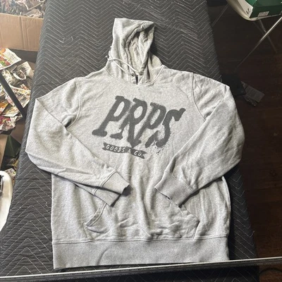 Sudadera con capucha gris para hombre Prps Goods & Co. talla XL Foto 1 de 4