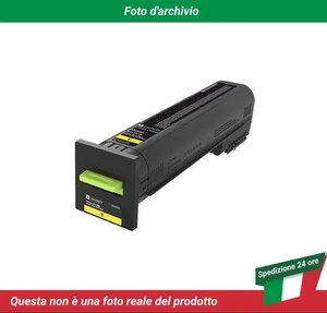 82K2XYE Lexmark CX860DE Cartuccia del Toner Giallo - Afbeelding 1 van 4