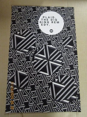 PLAID Digging Remedy Promo Poster New! Unused! 2016 Warp Records IDM - Image 1 of 2
