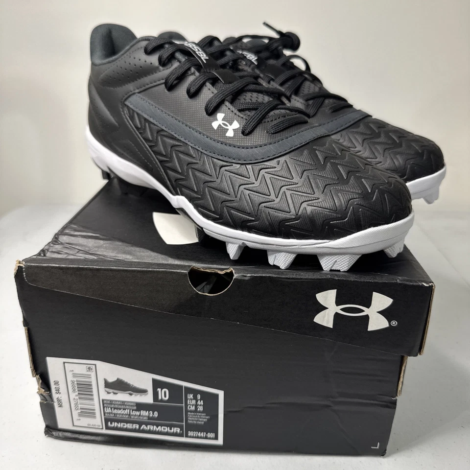 Size 10 - Under Armour Leadoff Low RM 3.0 Men’s Baseball Cleats 3027447-001 NEW - Image 1 of 4