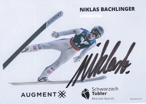 Niklas BACHLINGER, Österreich, Gold Jun.-WM 2021 Skispringen, Original-Autogramm - Picture 1 of 1
