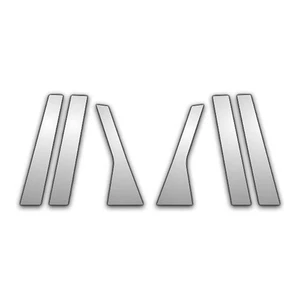 6Pc Chrome Pillar Post Trim for 07-12 Acura Rdx - Picture 1 of 2