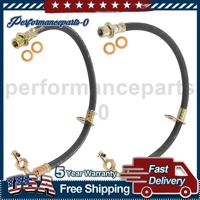 Manguera hidráulica de freno delantero izquierdo derecho original para Toyota Land Cruiser 1998-2007 Foto 1 de 4