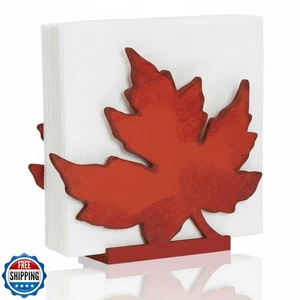 Soporte para servilletas de calabaza para mesas dispensador de pañuelos de otoño de madera Acción de Gracias Fa - Imagen 1 de 5