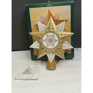 2005 Hallmark Illuminations Christmas Starlight Tree Topper - NO POWER BOX - Bild 1 von 8