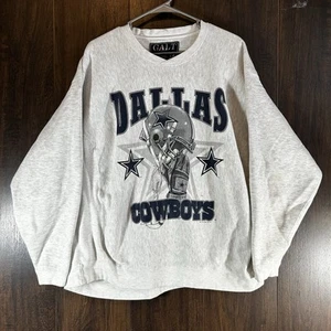 Vintage 1996 Dallas Texas Cowboys Crewneck XL Sweatshirt Galt Sand Helm - Bild 1 von 11