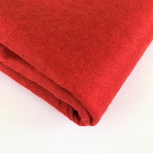 Red Acrylic Felt Fabric Art Craft Dress Decor Material 58" Meter - Picture 1 of 2