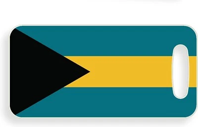 DCM SOLUTIONS Bahamas Flag Luggage Tag