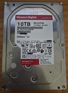 Western Digitial Red Plus 3.5" HDD 10TB WD101EFBX - Picture 1 of 1