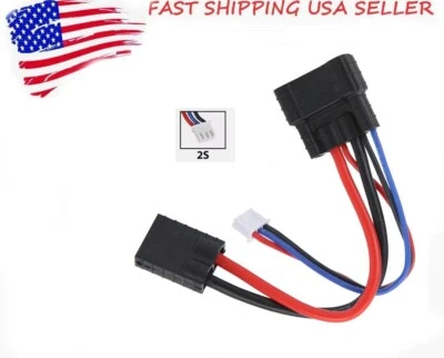 2S Lipo Battery Connector Cable Adapter fits for TRX 1/8 RC Car 150MM - Image 1 of 4