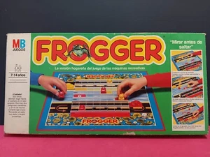 antiguo juego de mesa juego de máquinas recreativas frogger de mb años 80 - Imagen 1 de 7