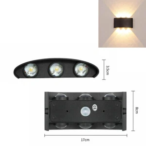 Cube Würfel LED Wandleuchte Up Down außen/innen Strahler Licht Lampe wasserdicht - Bild 1 von 60