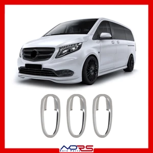 MERCEDES VITO W447 COMPATIBLE POIGNÉE DE PORTE CHROME PIERRE 3 PORTES - Imagen 1 de 10