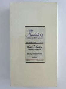 Disney Aladdin's Arabian Adventures SEALED Promo VHS Demo Tape - Unglued Label - Picture 1 of 6
