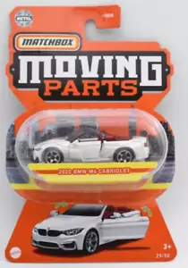Matchbox Superfast Moving Parts 2020 BMW M4 Cabriolet white. blister card - Picture 1 of 1