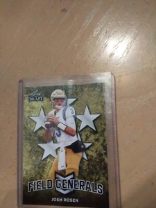 2018 Leaf Draft Field Generals #FG-04 Josh Rosen - Picture 1 of 2