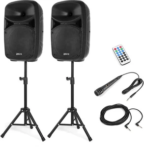 Vonyx VPS102A Plug & Play 600W Lautsprecher-Set mit Ständern - Bild 1 von 12