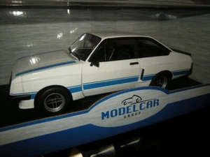 1:18 ModelCar Group Ford Escort MK II RS 2000 X-pack blanco/azul-blanco/en embalaje original - Imagen 1 de 1