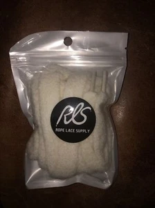 Rope Lace Supply Jumbo Baumwolle Schnürsenkel (weiß) - Bild 1 von 2