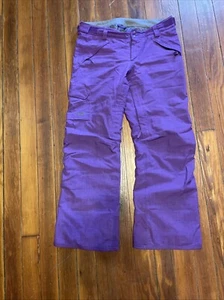 North Face Womens L Purple Ski Snow Pants Snowboard Winter Ladies Waterproof - Picture 1 of 5